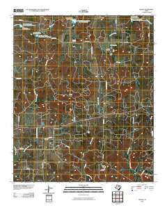 Senate Texas Historical topographic map, 1:24000 scale, 7.5 X 7.5 Minute, Year 2010