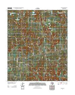 Senate Texas Historical topographic map, 1:24000 scale, 7.5 X 7.5 Minute, Year 2012