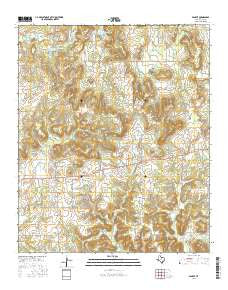 Senate Texas Current topographic map, 1:24000 scale, 7.5 X 7.5 Minute, Year 2016