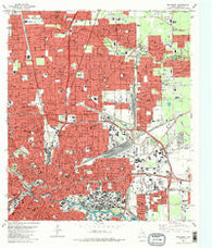 Settegast Texas Historical topographic map, 1:24000 scale, 7.5 X 7.5 Minute, Year 1982