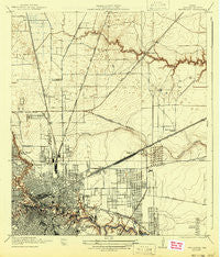 Settegast Texas Historical topographic map, 1:31680 scale, 7.5 X 7.5 Minute, Year 1922