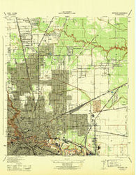 Settegast Texas Historical topographic map, 1:31680 scale, 7.5 X 7.5 Minute, Year 1946