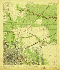 Settegast Texas Historical topographic map, 1:31680 scale, 7.5 X 7.5 Minute, Year 1922
