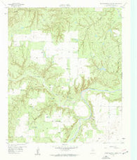 Seven Diamond L Canyon Texas Historical topographic map, 1:24000 scale, 7.5 X 7.5 Minute, Year 1958