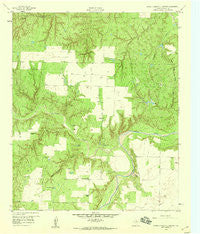 Seven Diamond L Canyon Texas Historical topographic map, 1:24000 scale, 7.5 X 7.5 Minute, Year 1958