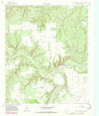 Seven Diamond L Canyon Texas Historical topographic map, 1:24000 scale, 7.5 X 7.5 Minute, Year 1958