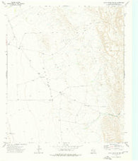 Seven Heart Gap NW Texas Historical topographic map, 1:24000 scale, 7.5 X 7.5 Minute, Year 1973