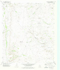 Seven L Peak Texas Historical topographic map, 1:24000 scale, 7.5 X 7.5 Minute, Year 1973