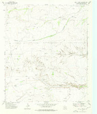 Seven L Peak NE Texas Historical topographic map, 1:24000 scale, 7.5 X 7.5 Minute, Year 1973