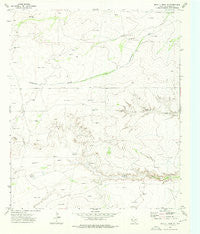 Seven L Peak NE Texas Historical topographic map, 1:24000 scale, 7.5 X 7.5 Minute, Year 1973