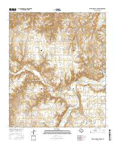 Seven Diamond L Canyon Texas Current topographic map, 1:24000 scale, 7.5 X 7.5 Minute, Year 2016