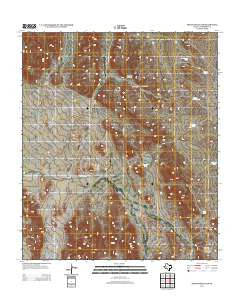 Seven Heart Gap Texas Historical topographic map, 1:24000 scale, 7.5 X 7.5 Minute, Year 2013