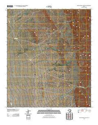 Seven Heart Gap NW Texas Historical topographic map, 1:24000 scale, 7.5 X 7.5 Minute, Year 2010