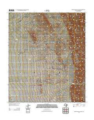 Seven Heart Gap NW Texas Historical topographic map, 1:24000 scale, 7.5 X 7.5 Minute, Year 2012