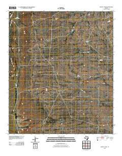 Seven L Peak Texas Historical topographic map, 1:24000 scale, 7.5 X 7.5 Minute, Year 2010