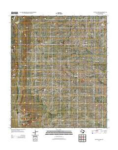 Seven L Peak Texas Historical topographic map, 1:24000 scale, 7.5 X 7.5 Minute, Year 2013