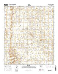 Seven L Peak Texas Current topographic map, 1:24000 scale, 7.5 X 7.5 Minute, Year 2016