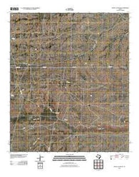 Seven L Peak NE Texas Historical topographic map, 1:24000 scale, 7.5 X 7.5 Minute, Year 2010
