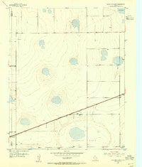 Sevenmile Basin Texas Historical topographic map, 1:24000 scale, 7.5 X 7.5 Minute, Year 1953