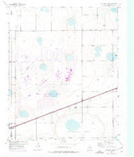 Sevenmile Basin Texas Historical topographic map, 1:24000 scale, 7.5 X 7.5 Minute, Year 1953