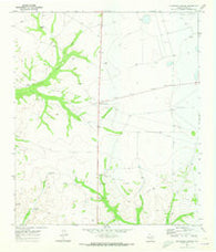 Sevenmile Corner Texas Historical topographic map, 1:24000 scale, 7.5 X 7.5 Minute, Year 1970