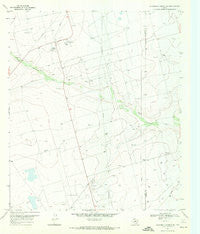 Sevenmile Corner NE Texas Historical topographic map, 1:24000 scale, 7.5 X 7.5 Minute, Year 1970
