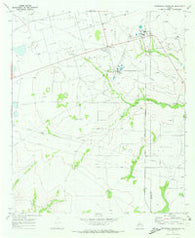Sevenmile Corner SE Texas Historical topographic map, 1:24000 scale, 7.5 X 7.5 Minute, Year 1970
