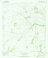 Sevenmile Corner SE Texas Historical topographic map, 1:24000 scale, 7.5 X 7.5 Minute, Year 1970