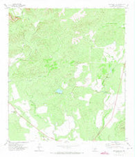 Sevenmile Hill Texas Historical topographic map, 1:24000 scale, 7.5 X 7.5 Minute, Year 1971