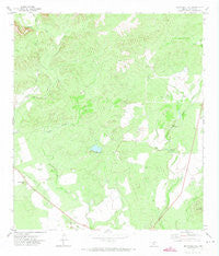 Sevenmile Hill Texas Historical topographic map, 1:24000 scale, 7.5 X 7.5 Minute, Year 1971