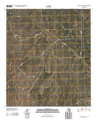 Sevenmile Canyon Texas Historical topographic map, 1:24000 scale, 7.5 X 7.5 Minute, Year 2010