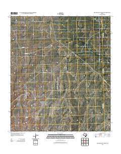 Sevenmile Canyon Texas Historical topographic map, 1:24000 scale, 7.5 X 7.5 Minute, Year 2012