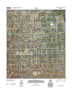 Sevenmile Corner Texas Historical topographic map, 1:24000 scale, 7.5 X 7.5 Minute, Year 2012