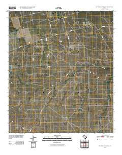 Sevenmile Corner SE Texas Historical topographic map, 1:24000 scale, 7.5 X 7.5 Minute, Year 2010