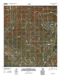 Sevenmile Hill Texas Historical topographic map, 1:24000 scale, 7.5 X 7.5 Minute, Year 2010