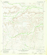 Seventeen Ranch Texas Historical topographic map, 1:24000 scale, 7.5 X 7.5 Minute, Year 1969