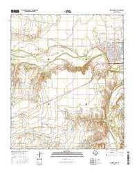 Seymour West Texas Current topographic map, 1:24000 scale, 7.5 X 7.5 Minute, Year 2016