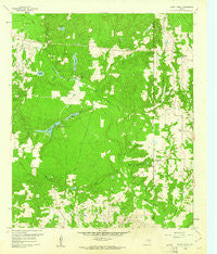 Shady Grove Texas Historical topographic map, 1:24000 scale, 7.5 X 7.5 Minute, Year 1960