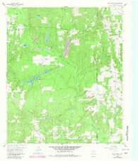 Shady Grove Texas Historical topographic map, 1:24000 scale, 7.5 X 7.5 Minute, Year 1960