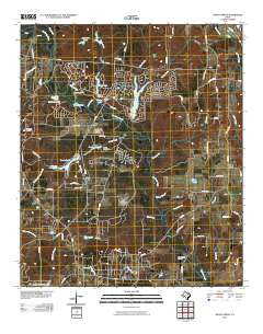 Shady Grove Texas Historical topographic map, 1:24000 scale, 7.5 X 7.5 Minute, Year 2010