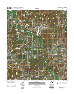 Shady Grove Texas Historical topographic map, 1:24000 scale, 7.5 X 7.5 Minute, Year 2012