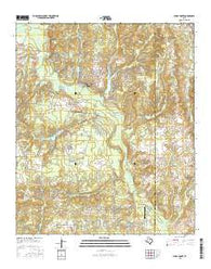 Shady Grove Texas Current topographic map, 1:24000 scale, 7.5 X 7.5 Minute, Year 2016