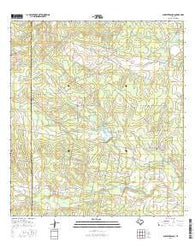 Shaeffer Ranch Texas Current topographic map, 1:24000 scale, 7.5 X 7.5 Minute, Year 2016