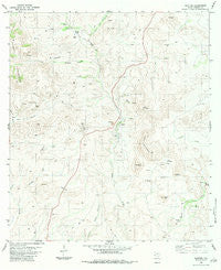 Shafter Texas Historical topographic map, 1:24000 scale, 7.5 X 7.5 Minute, Year 1983