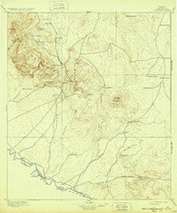 Shafter Texas Historical topographic map, 1:125000 scale, 30 X 30 Minute, Year 1896