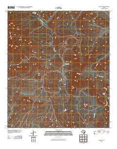 Shafter Texas Historical topographic map, 1:24000 scale, 7.5 X 7.5 Minute, Year 2010