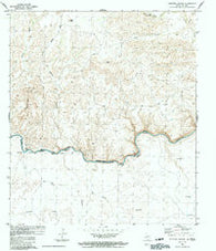 Shafter Canyon Texas Historical topographic map, 1:24000 scale, 7.5 X 7.5 Minute, Year 1983