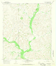 Shafter Draw Texas Historical topographic map, 1:24000 scale, 7.5 X 7.5 Minute, Year 1967