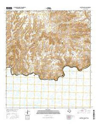 Shafter Canyon Texas Current topographic map, 1:24000 scale, 7.5 X 7.5 Minute, Year 2016
