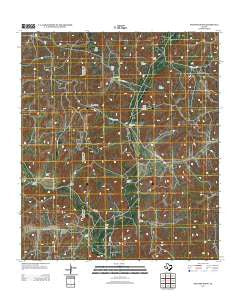 Shafter Draw Texas Historical topographic map, 1:24000 scale, 7.5 X 7.5 Minute, Year 2012